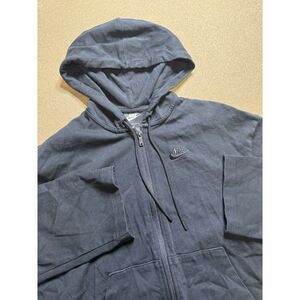 Nike Sportswear  Womens‎ Full-Zip Hoodie Wide Cropped Black Size small $120